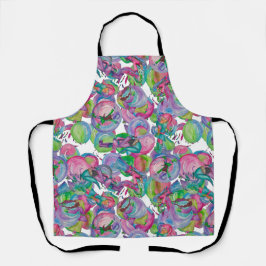 Alberne Gnome mit Blasen Schürze