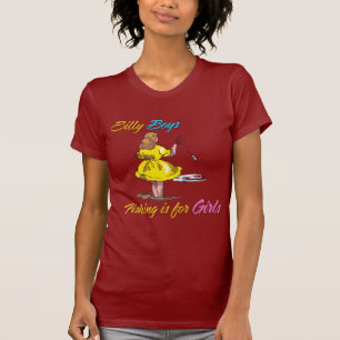 Alberne Jungen Fischen ist für Mädchen T-Shirt