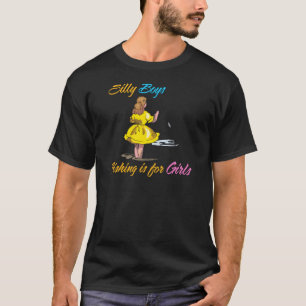 Alberne Jungen Fischen ist für Mädchen T-Shirt