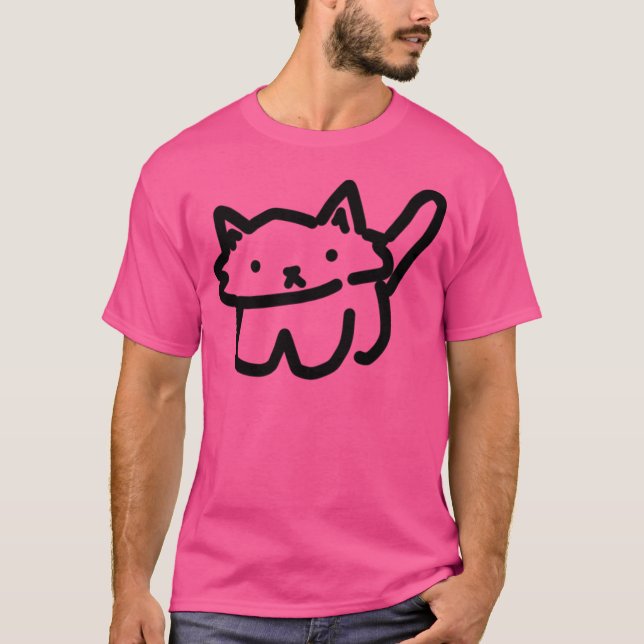 Alberne Katze T-Shirt (Vorderseite)