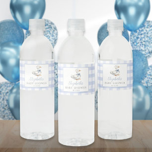 Alberne kleine Gans Blaue Gingham-Baby-Party