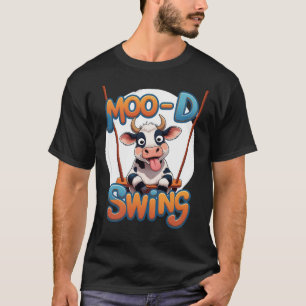 Alberne Kuh Moo-d Schaukel Lustig T-Shirt