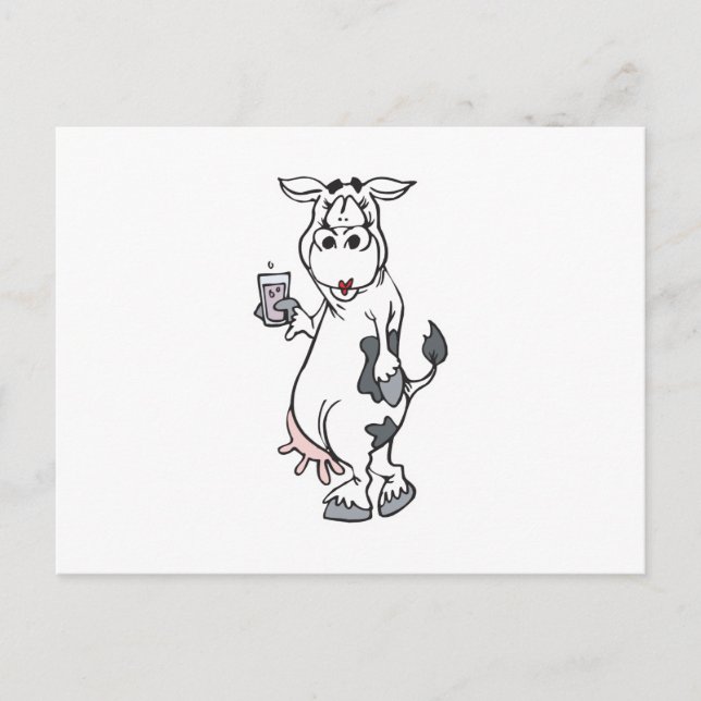 alberne Kuhmilch Postkarte (Vorderseite)