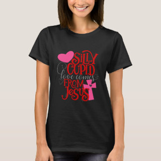 Alberne Kupiden-Liebe kommt von Jesus Valentine  T-Shirt