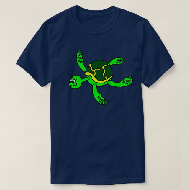 Alberne Meeresschildkröte T-Shirt (Design vorne)