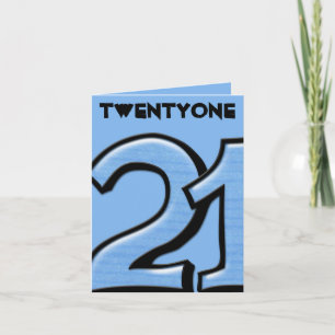 Alberne Nummer 21 blaue Karte