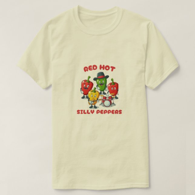 Alberne Paprikaschoten T - Shirt - Spaß und undurc (Design vorne)
