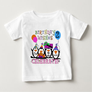 Alberne Pinguine 2. Geburtstag T - Shirt und Gesch