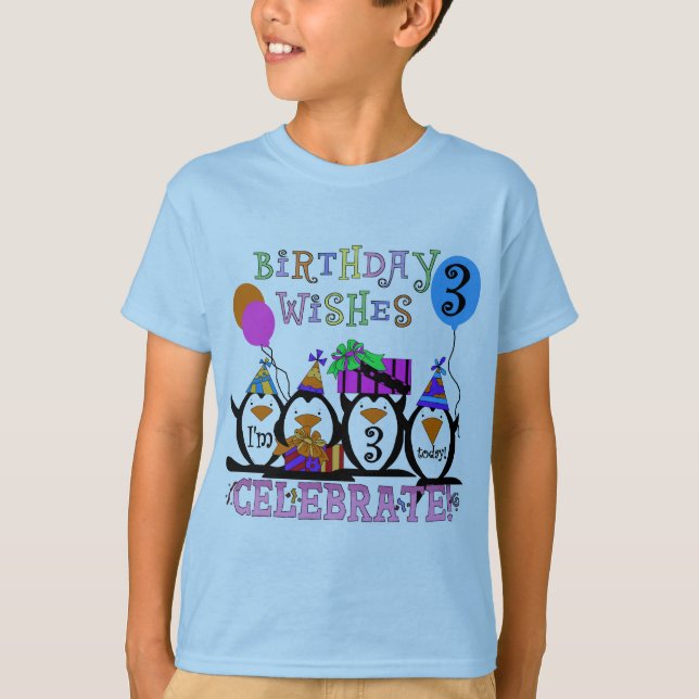 Alberne Pinguine 3rd Birthday Tshirts and Gifts (Vorderseite)