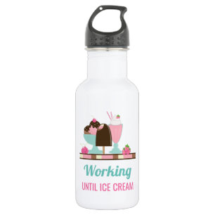 Alberne Puppe bis zur Eiscreme - Yummy-Leckereien Edelstahlflasche