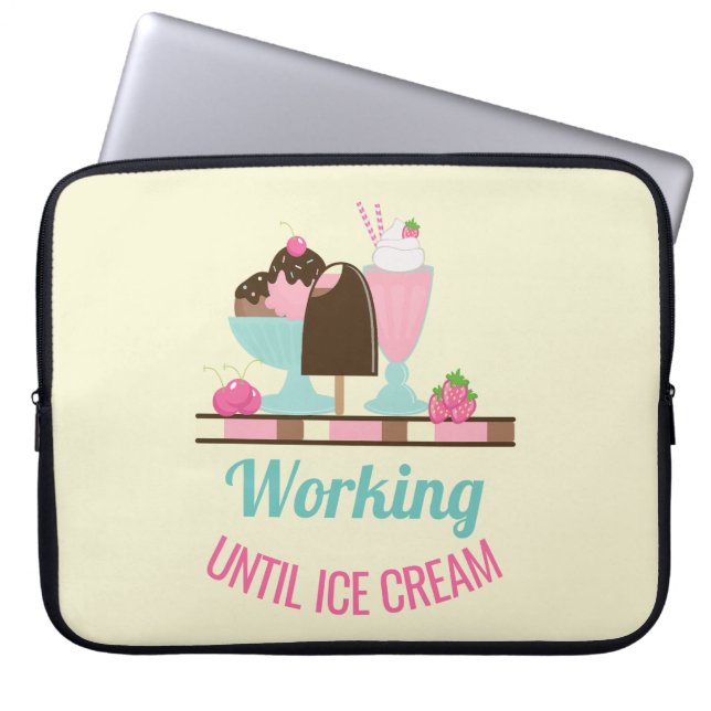 Alberne Puppe bis zur Eiscreme - Yummy-Leckereien Laptopschutzhülle (Vorderseite)