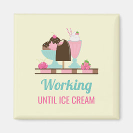 Alberne Puppe bis zur Eiscreme - Yummy-Leckereien Magnet