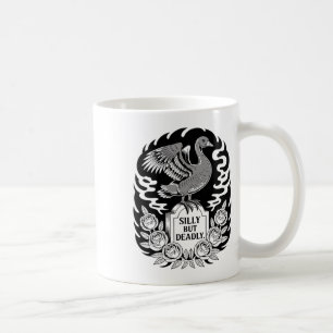 Alberner, aber tödlicher GänseHalloween-Horror Kaffeetasse