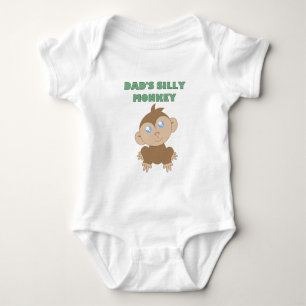 Alberner Affe - Baby Jersey Bodysuit Strampler