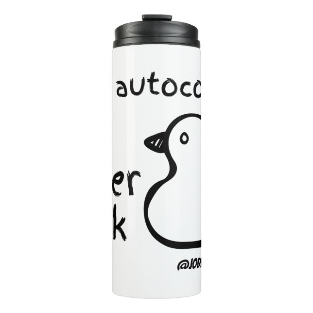 Alberner autokorrekter Thermotumbler Thermosbecher (Vorderseite)