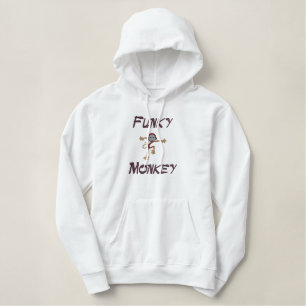 Alberner bestickter lustiger Affe funky Affe Hoodie