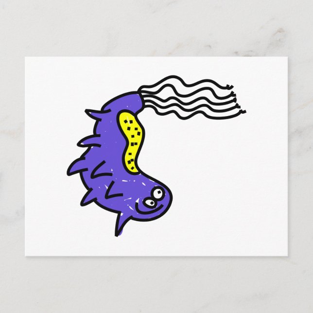 Alberner Cartoon Germ Postkarte (Vorderseite)