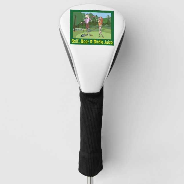 Alberner Cartoon Golf Headcover (Vorderseite)