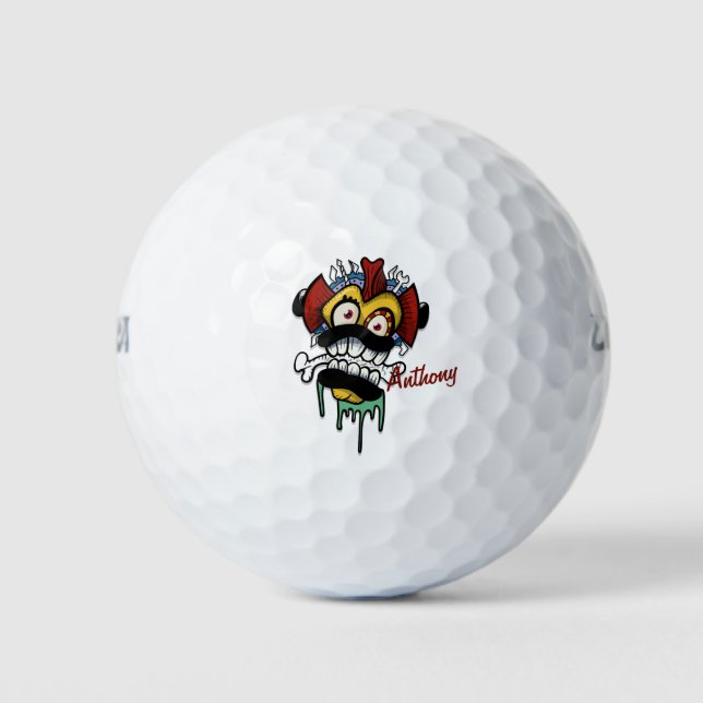 Alberner Cartoon Golfball (Vorderseite)