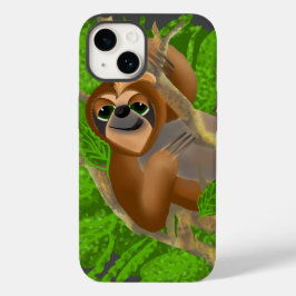 Alberner Faultier in einem Baum Case-Mate iPhone 14 Hülle