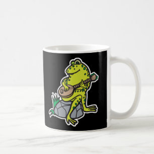 alberner Frosch Gitarre spielen Kaffeetasse