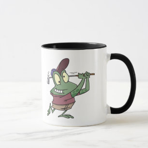 alberner Golfer Frosch Cartoon Tasse