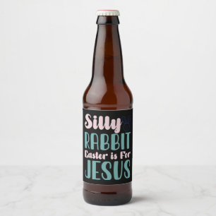 Alberner Kaninchenoster für Jesu Ostern Bierflaschenetikett