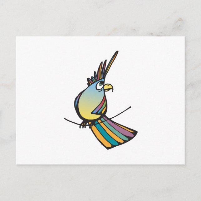 alberner Papagei Postkarte (Vorderseite)