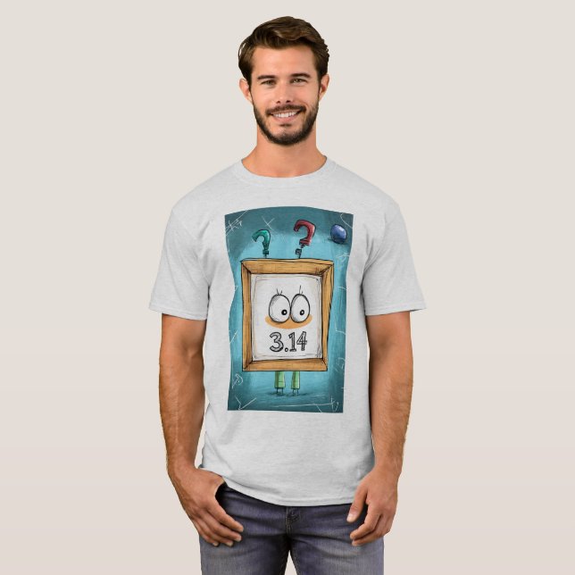 Alberner Pi mit Persönlichkeit - 3.14 Spielt T-Shirt (Vorne ganz)