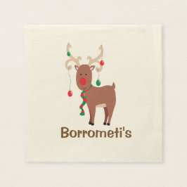 Alberner Weihnachtsmann-Cocktail Napkin Serviette