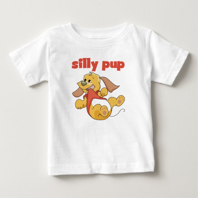 Alberner Welpe Baby T-shirt (Vorderseite)