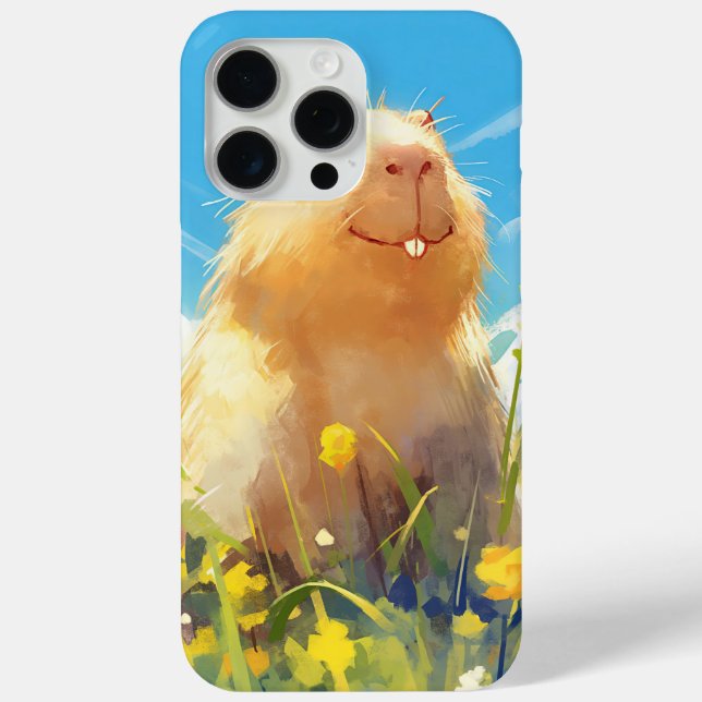 Albernes Capybara-Lächeln Case-Mate iPhone Hülle (Rückseite)