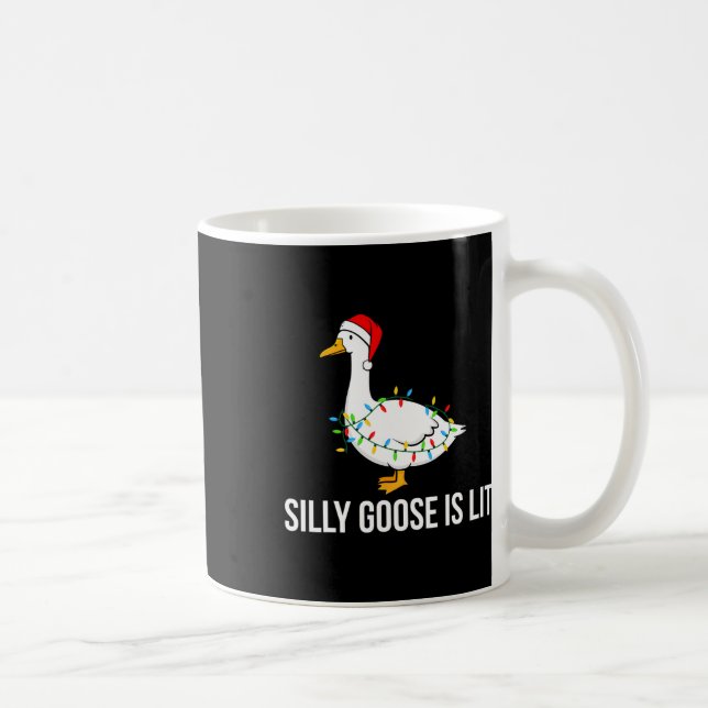 Albernes Gänse ist milde Weihnachtsbeleuchtung San Kaffeetasse (Rechts)