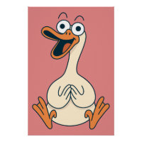 Albernes Gänse, Quirky, Witziger Cartoon