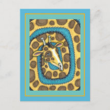 ALBERNES GIRAFFE LANGE NACKE UND SPOTS, FUNNY FOLK