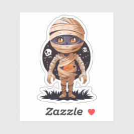 Albernes Halloween-Monster Aufkleber