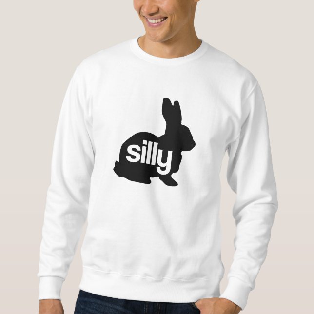 Albernes Kaninchen Sweatshirt (Vorderseite)