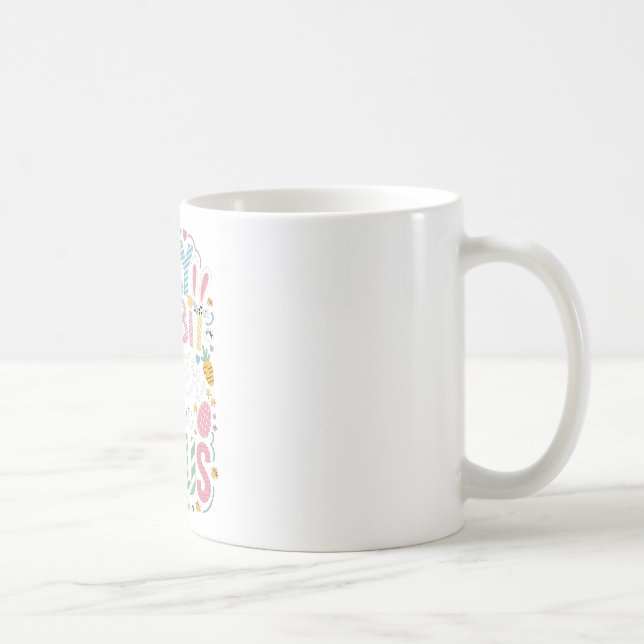 Albernes Kaninchenöster ist für Jesus Christi Kaffeetasse (Rechts)