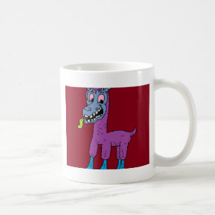 Albernes Lama-Monster Kaffeetasse