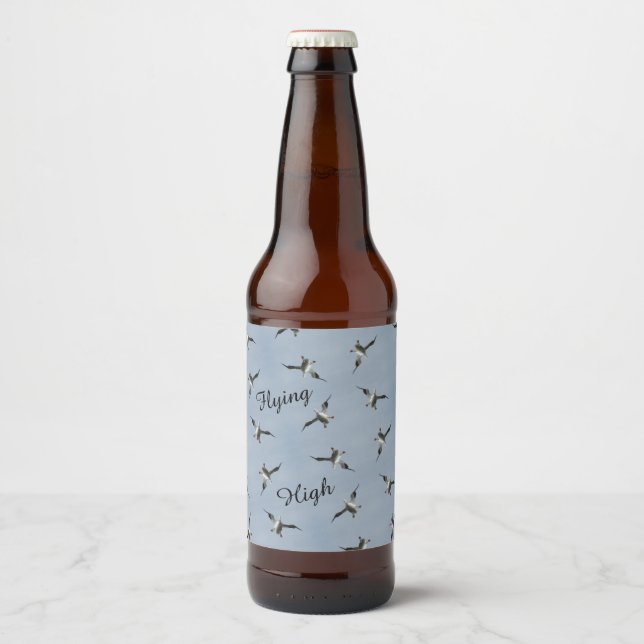 Albernes Landing Pelican Flaschenetikett Bierflaschenetikett (Vorderseite)