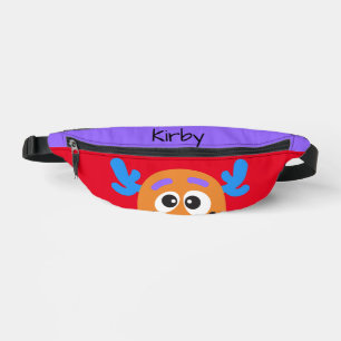 Albernes Orange Monster Personalisiertes Kind Bauchtasche