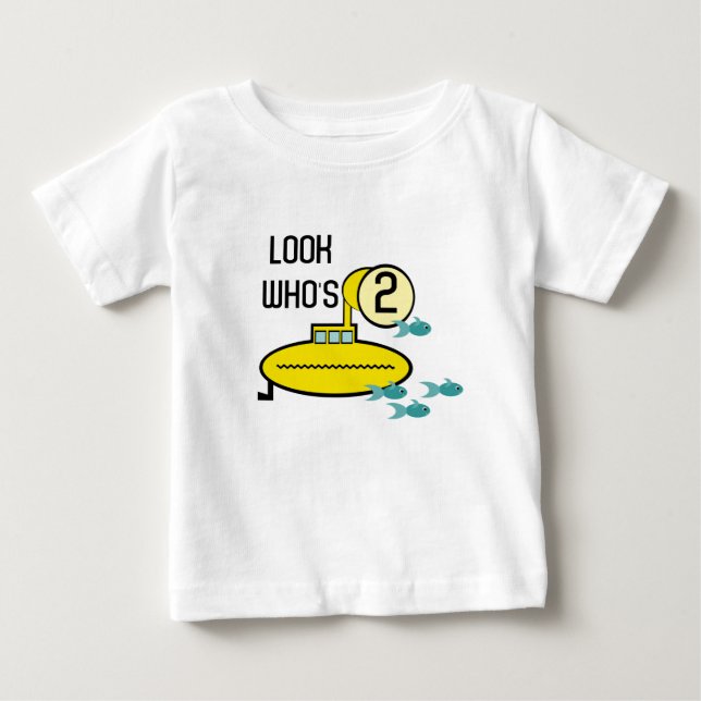 Albernes U-Boot Baby T-shirt (Vorderseite)