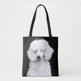 Albernes Weiße Poodle Tasche