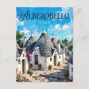 Alberobello Italien Postkarte