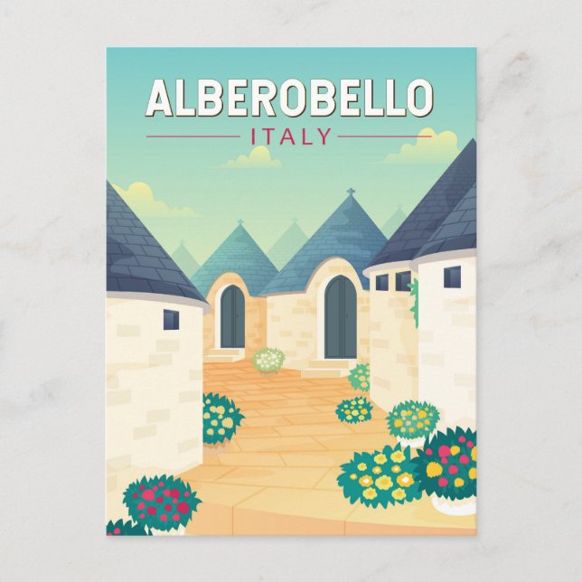 Alberobello Italien Reisen Kunst, Dichtung und Mus Postkarte (Vorderseite)