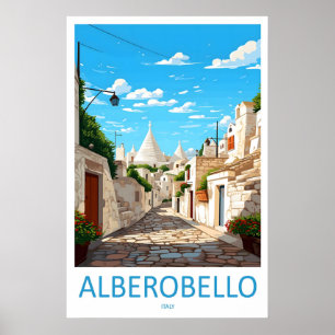 Alberobello Vintage-Reiseposter Ski National Poster
