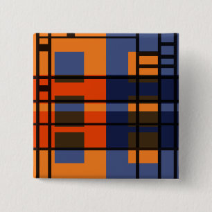 Albers u. Mondrian Button