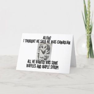 Albert Alien T-Shirt Karte