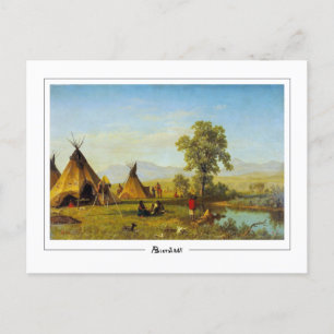 Albert Bierstadt #118 - Fine Art Postcard Postkarte