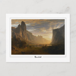 Albert Bierstadt #121 - Fine Art Postcard Postkarte